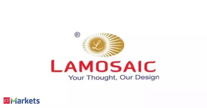 Lamosaic India IPO: Shares Debut at 18% Discount on NSE SME Platform